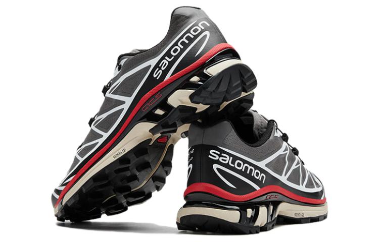 Lookbook Salomon XT-6 '锡黑极光红'跑鞋 472932