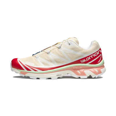 Salomon XT-6 'Shortbread Poppy Red Green Ash'