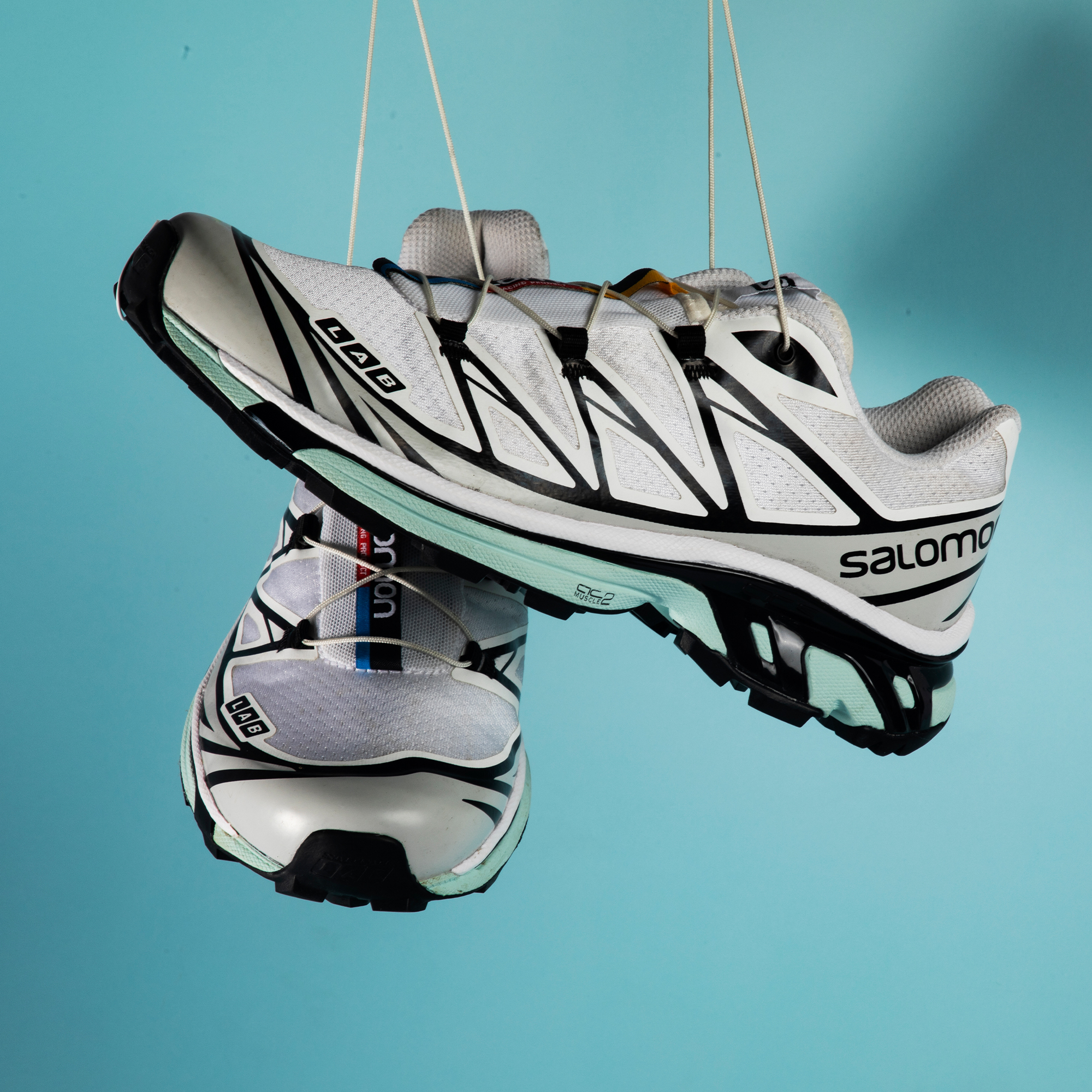 Sizing SALOMON薩洛蒙 XT-6 哈士奇 戶外 潮流 低筒 跑步鞋 男女同款 黑白藍