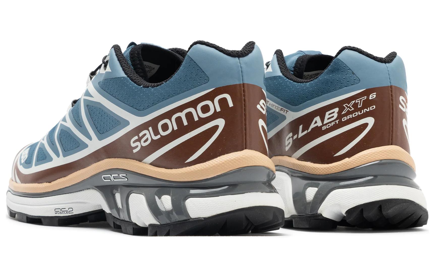 Shop Salomon XT-6 Adv 'Biru Coklat Putih' 472931
