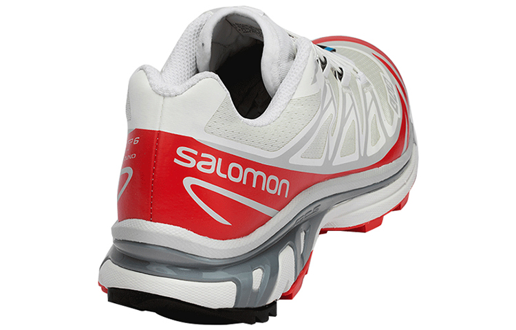 Shop SALOMON薩洛蒙 XT-6 Advanced 低筒跑步鞋 男女款 紅白色