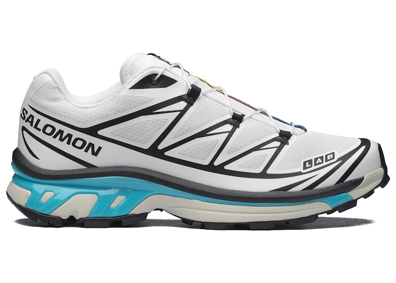 Salomon XT-6 'Black White Blue Curacao'