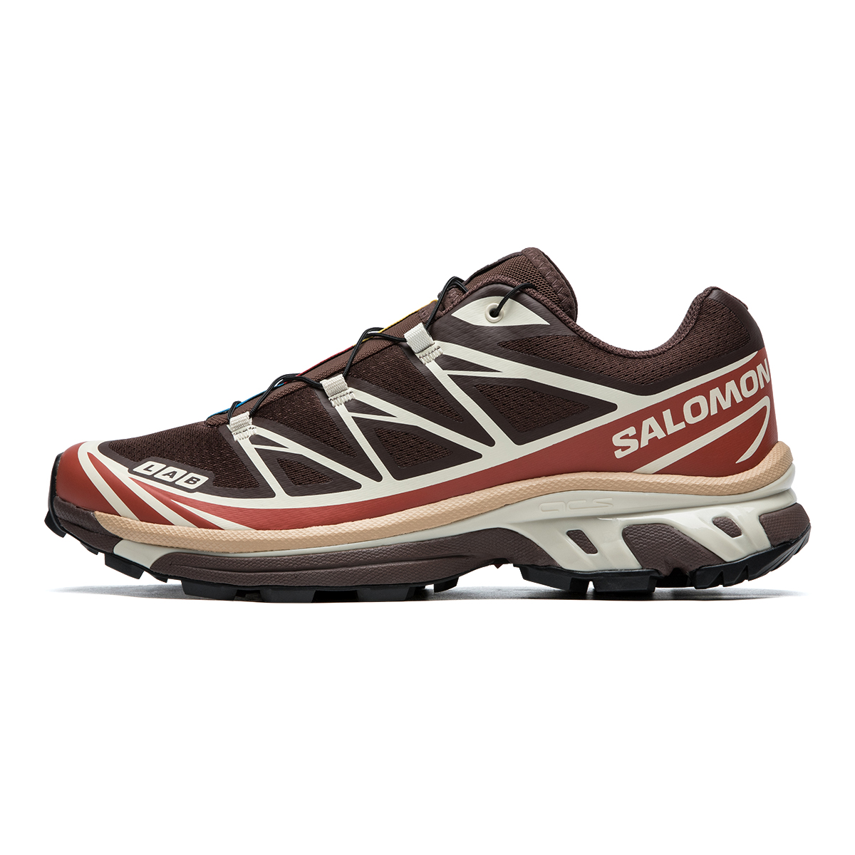 Salomon XT-6 Brown Trail Running Shoes - Durable, Comfortable, , Urban/Outdoor. 477375