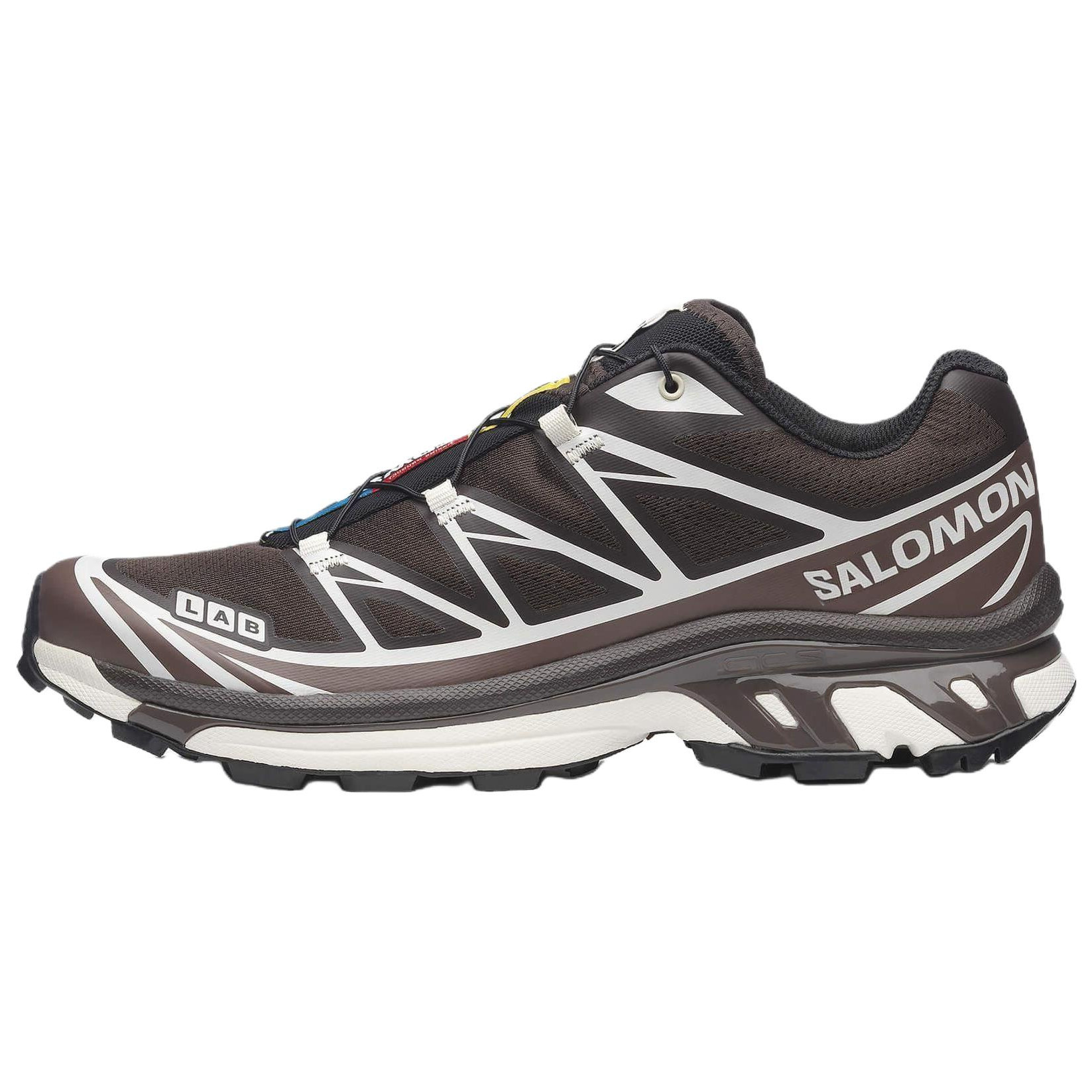 Salomon XT-6 Running Shoes Coffee Brown Classic Comfort Running Sneakers. 478661