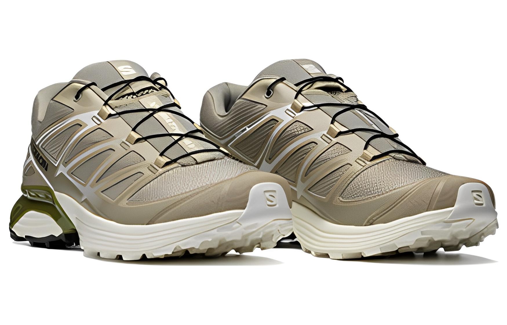 Lookbook SALOMON 萨洛蒙 XT-Pathway 減震防滑耐磨 低幫 戶外功能鞋 男女同款 卡其色