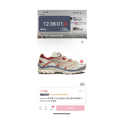 Salomon XT-QUEST ADV 'Beige Brown'