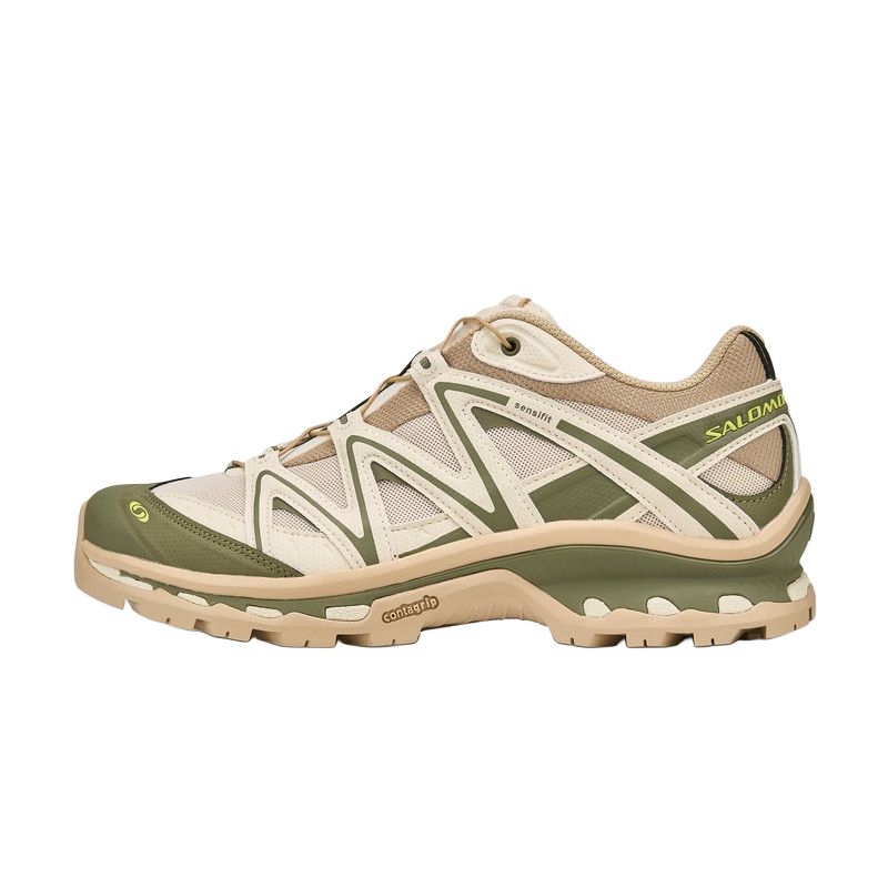 Salomon XT-Quest ADV Running Shoes - Breathable & Comfy in Beige Green. L49261700