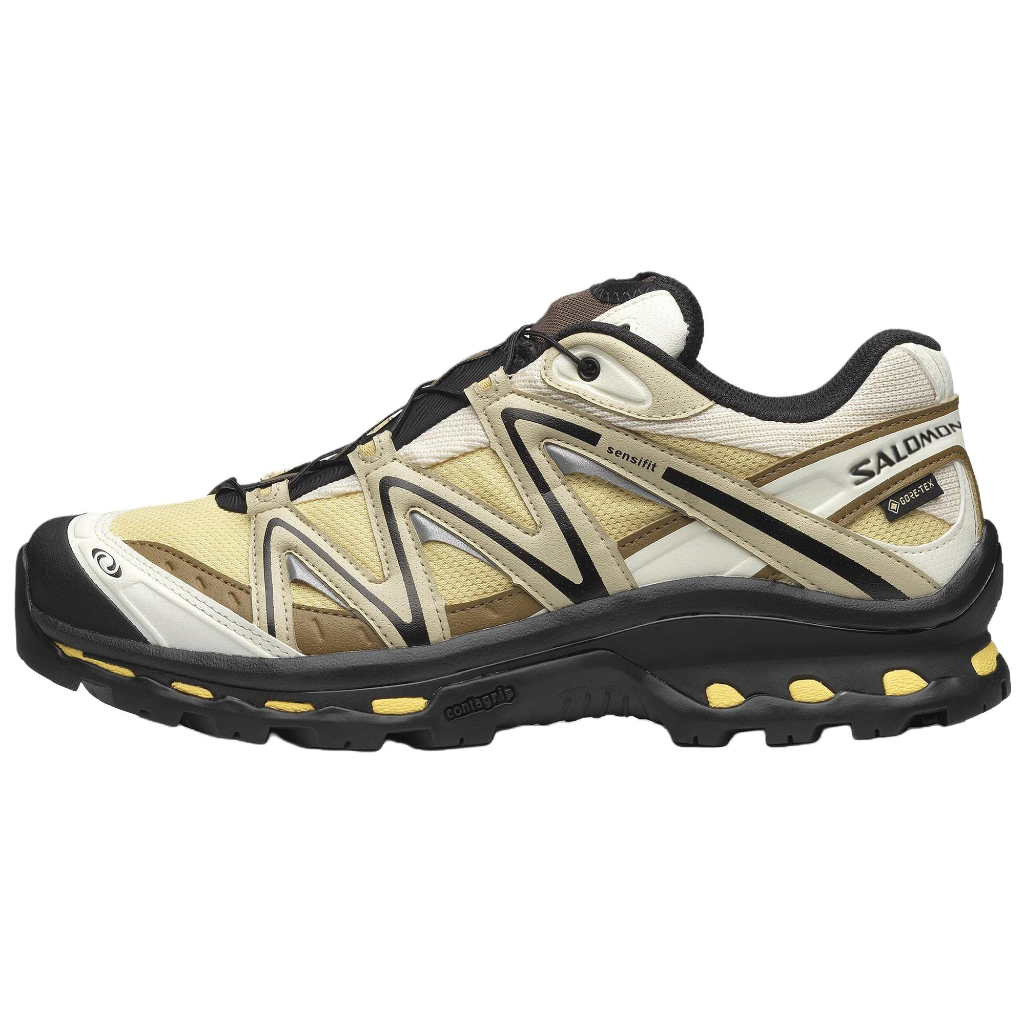 Salomon XT-Quest GORE-TEX Waterproof Breathable Outdoor Shoes Beige White 491488