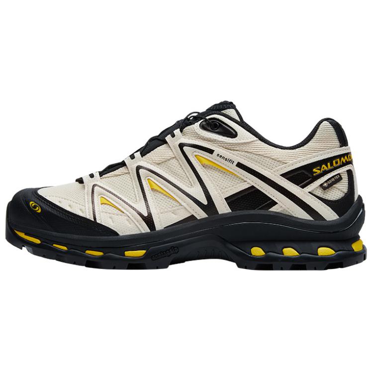 Salomon XT-Quest GTX Low Hiking Shoes Beige/Black/Sulphur Comfortable Style. 477810