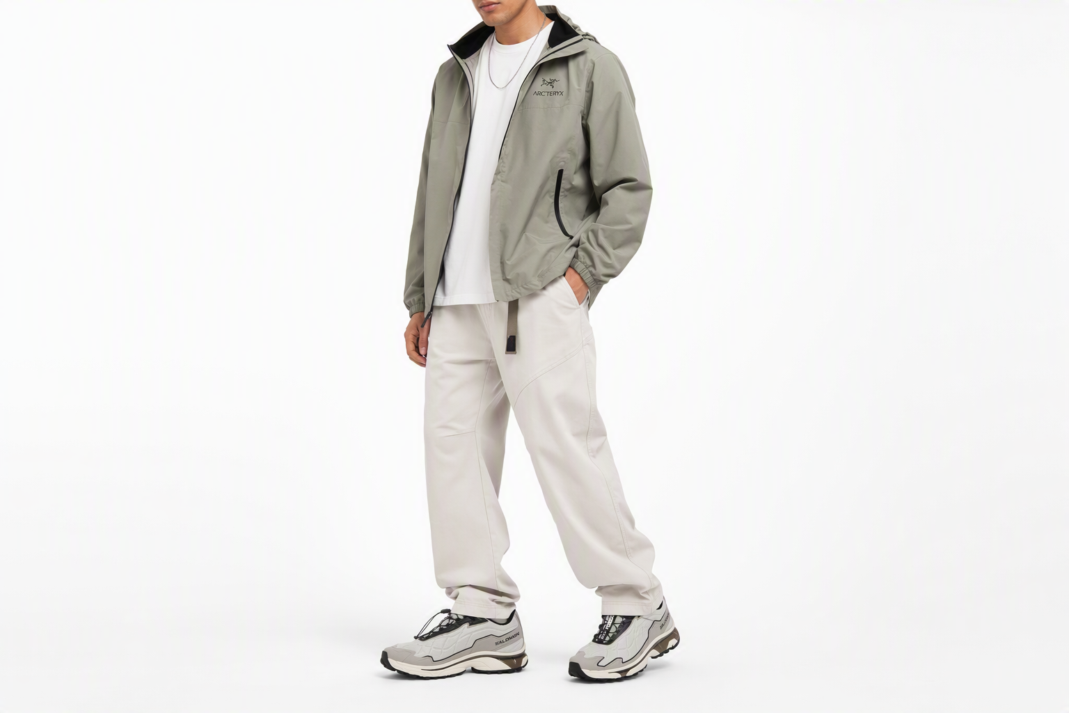 Order SALOMON薩羅門 XT-Slate Advanced 防滑耐磨 低筒 戶外功能鞋 男女同款 銀白色