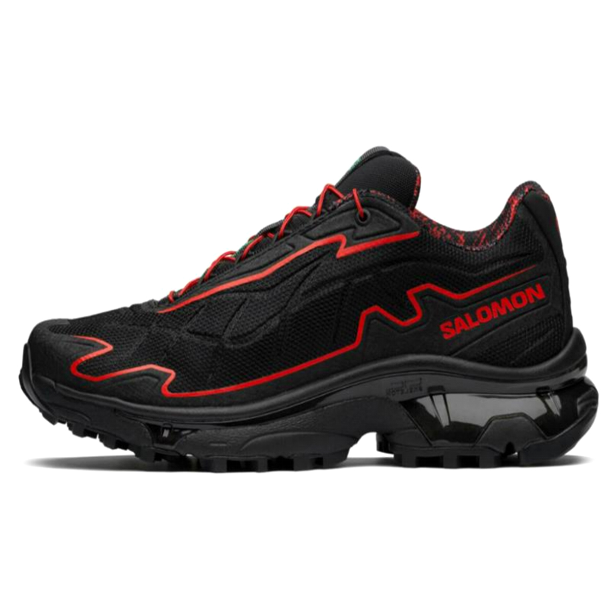 Salomon XT-Slate Red Viper Low-Top Running Shoes Black Casual Sports Sneakers L47846900