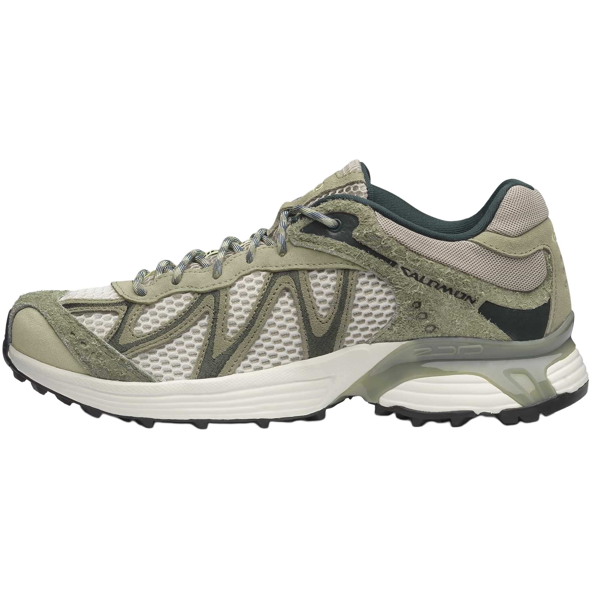 Salomon XT-Whisper Embroidery Retro Leather Mesh Low-Top Running Shoes 492164