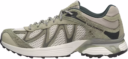 Salomon XT-Whisper Embroidery Retro Leather Mesh Low-Top Running Shoes 492164 Salomon XT-Whisper Embroidery Retro Leather Mesh Low-Top Running Shoes 492164