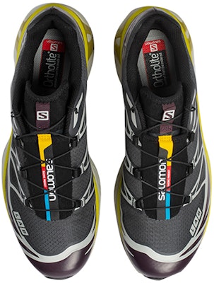 Salomon XT-6 Trail 'Hitam Ungu Kuning' 410864 Lookbook Salomon XT-6 Trail 'Hitam Ungu Kuning' 410864