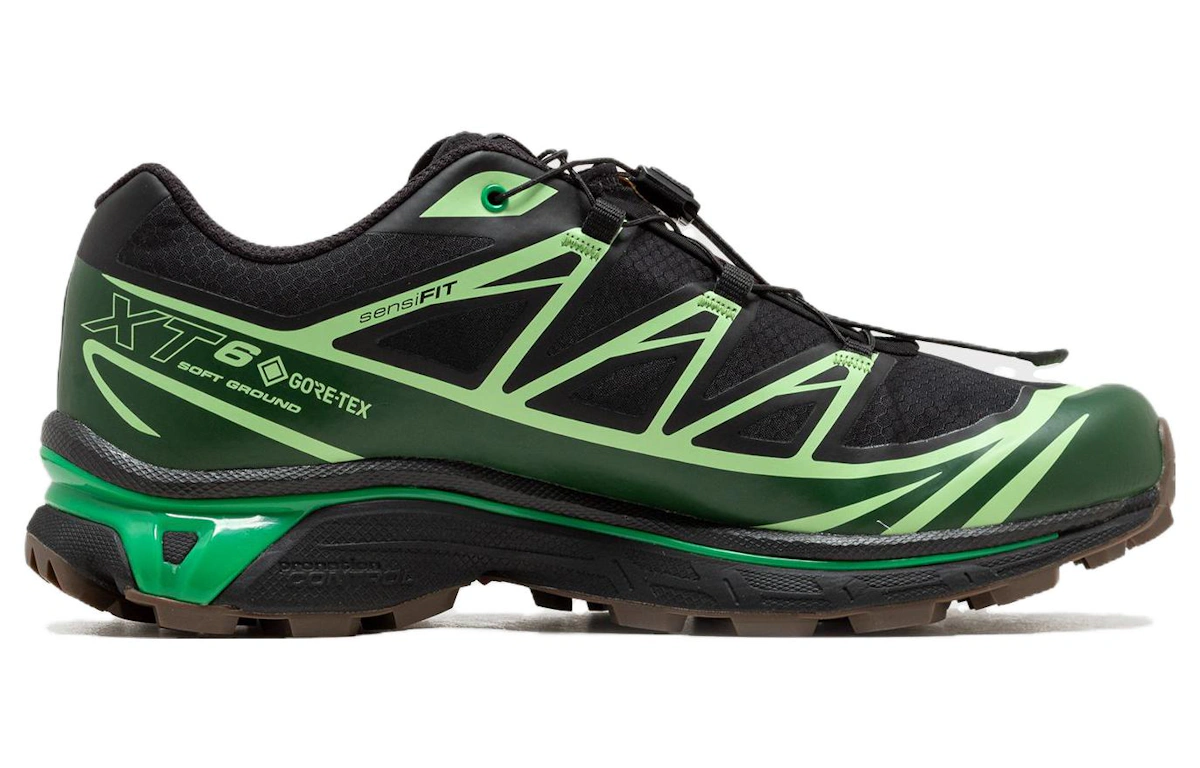 Salomon XT-6 GTX 'Black Eden Green Ash'