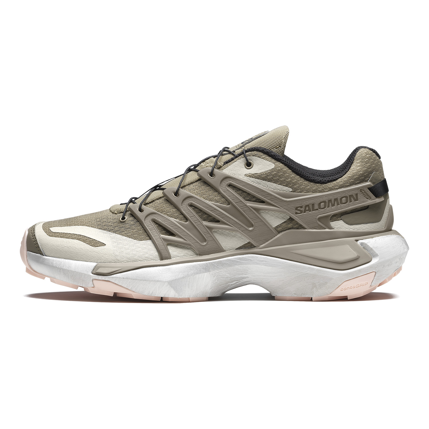 Salomon XT PU.RE Advanced Gray Brown Breathable Comfortable Running Shoes 478026