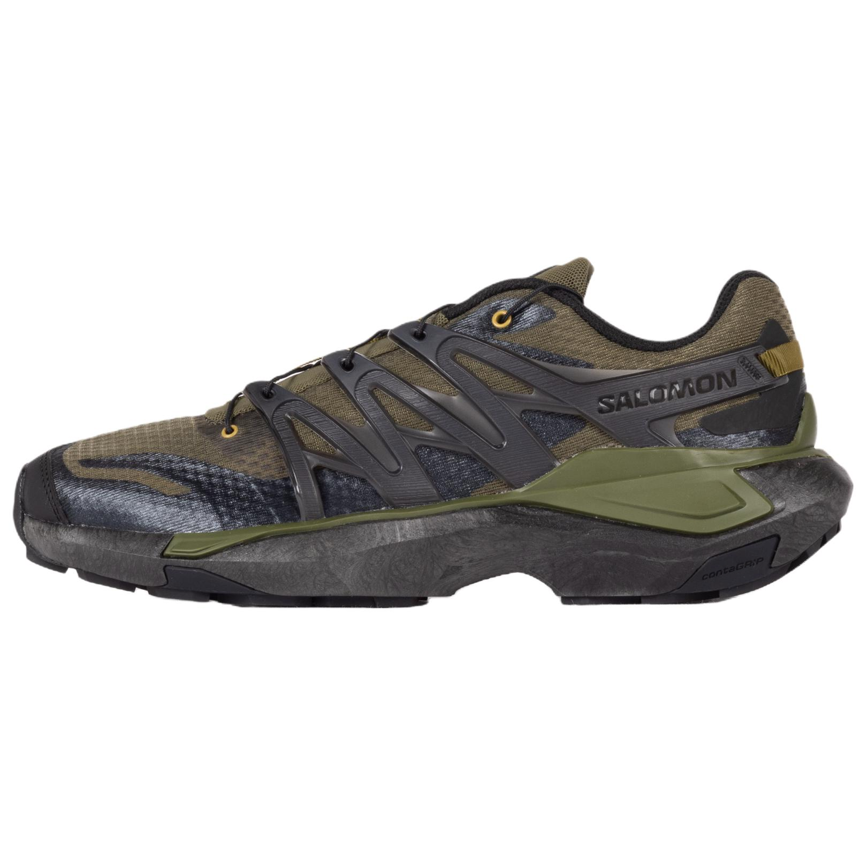 Salomon XT PU.RE Advanced Low-Top Running Shoes Olive Green Mesh Casual Comfort 491034