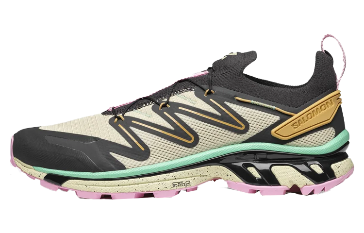 Buy SALOMON 沙羅門 XT-RUSH 2 減震防滑增高 低筒 跑步鞋 男女同款 黑黃