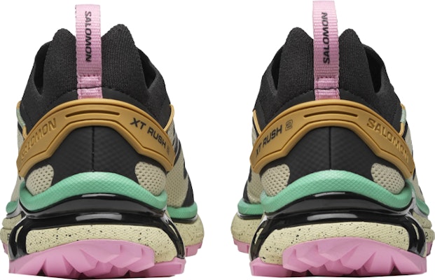 SALOMON 沙羅門 XT-RUSH 2 減震防滑增高 低筒 跑步鞋 男女同款 黑黃 Purchase SALOMON 沙羅門 XT-RUSH 2 減震防滑增高 低筒 跑步鞋 男女同款 黑黃