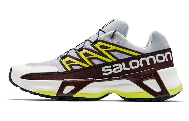 Salomon XT STREET スニーカー グレー/ブラウン/イエロー Salomon XT STREET スニーカー グレー/ブラウン/イエロー