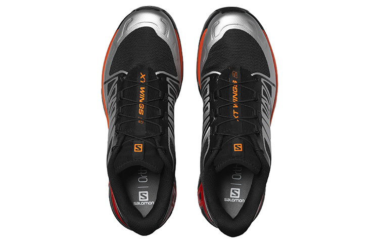 Lookbook サロモン XT-Wings 2 黒/銀/赤 416260