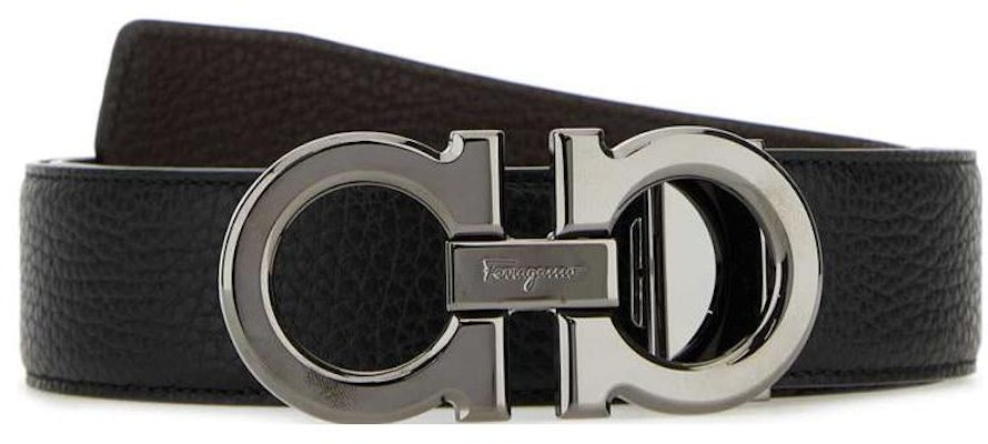 萨尔瓦托·菲拉格慕 黑色皮革可双面用腰带 搭配光滑扣头 679710689134NEROHICKORY Order 萨尔瓦托·菲拉格慕 黑色皮革可双面用腰带 搭配光滑扣头 679710689134NEROHICKORY