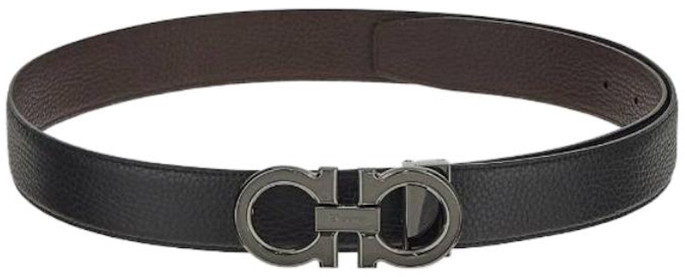 萨尔瓦托·菲拉格慕 黑色皮革可双面用腰带 搭配光滑扣头 679710689134NEROHICKORY Lookbook 萨尔瓦托·菲拉格慕 黑色皮革可双面用腰带 搭配光滑扣头 679710689134NEROHICKORY