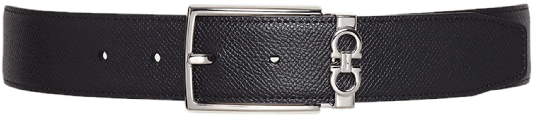 萨尔瓦托·菲拉格慕黑色小牛皮腰带 3.5厘米宽 67A037-708206 Lookbook 萨尔瓦托·菲拉格慕黑色小牛皮腰带 3.5厘米宽 67A037-708206