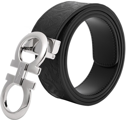Salvatore Ferragamo Black Gancini Buckle Reversible Belt 3.5cm 675542-724127 Shop Salvatore Ferragamo Black Gancini Buckle Reversible Belt 3.5cm 675542-724127