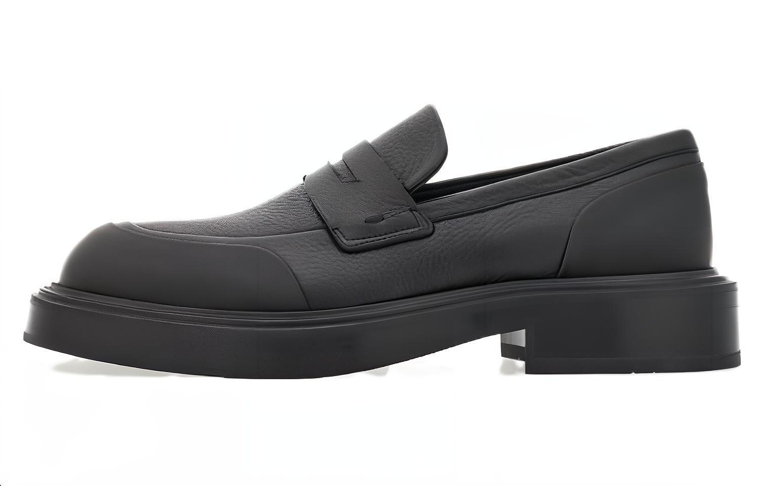Salvatore Ferragamo Black Leather Loafers - Stylish & Versatile 022429 768723