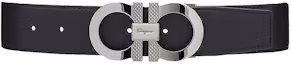 Lookbook Salvatore Ferragamo Reversible Leather Belt Black/Brown 3.5cm Width Men 670084-750184