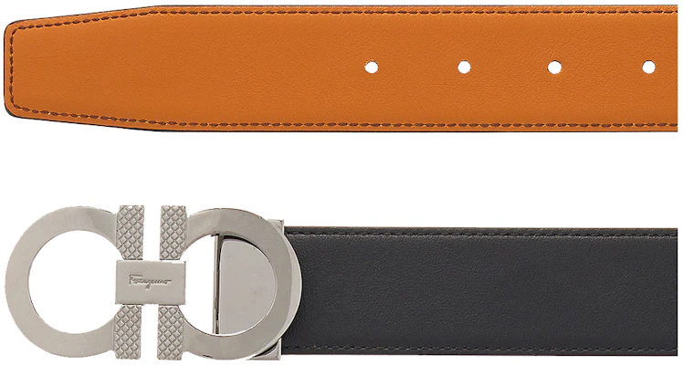 Salvatore Ferragamo Reversible Leather Belt Black/Brown 3.5cm Width Men 670084-750184 Shop Salvatore Ferragamo Reversible Leather Belt Black/Brown 3.5cm Width Men 670084-750184