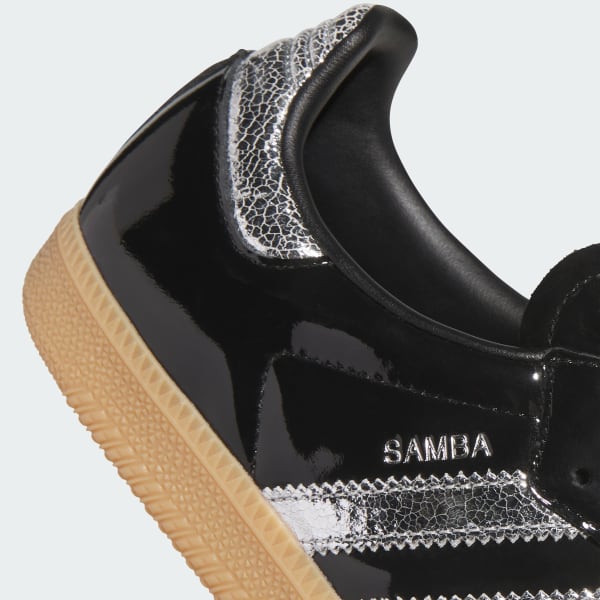 Sizing Samba OG / adidas Samba OG 復古運動鞋 核心黑/銀色金屬/茶膠 KI0172