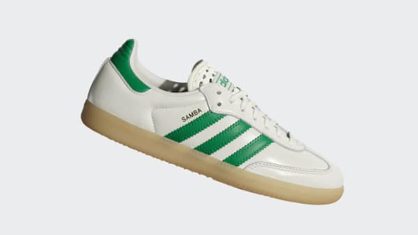 Order (W) Zapatillas adidas Samba OG Blanco/Verde/Oro Metálico IH3983