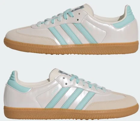 (W) Samba OG / adidas Samba OG 運動鞋 米白/閃亮薄荷藍/奇幻白 KJ4304 Sizing (W) Samba OG / adidas Samba OG 運動鞋 米白/閃亮薄荷藍/奇幻白 KJ4304