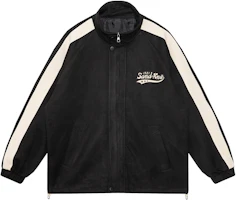 SandKnit 1921 Wave Star Logo Suede Bomber Jacket Unisex Retro Casual Style YX-233454 SandKnit 1921 Wave Star Logo Suede Bomber Jacket Unisex Retro Casual Style YX-233454