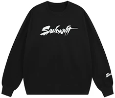 SandKnit Basic Letter Print Oversized Crewneck Sweatshirt Unisex MW000005 SandKnit Basic Letter Print Oversized Crewneck Sweatshirt Unisex MW000005