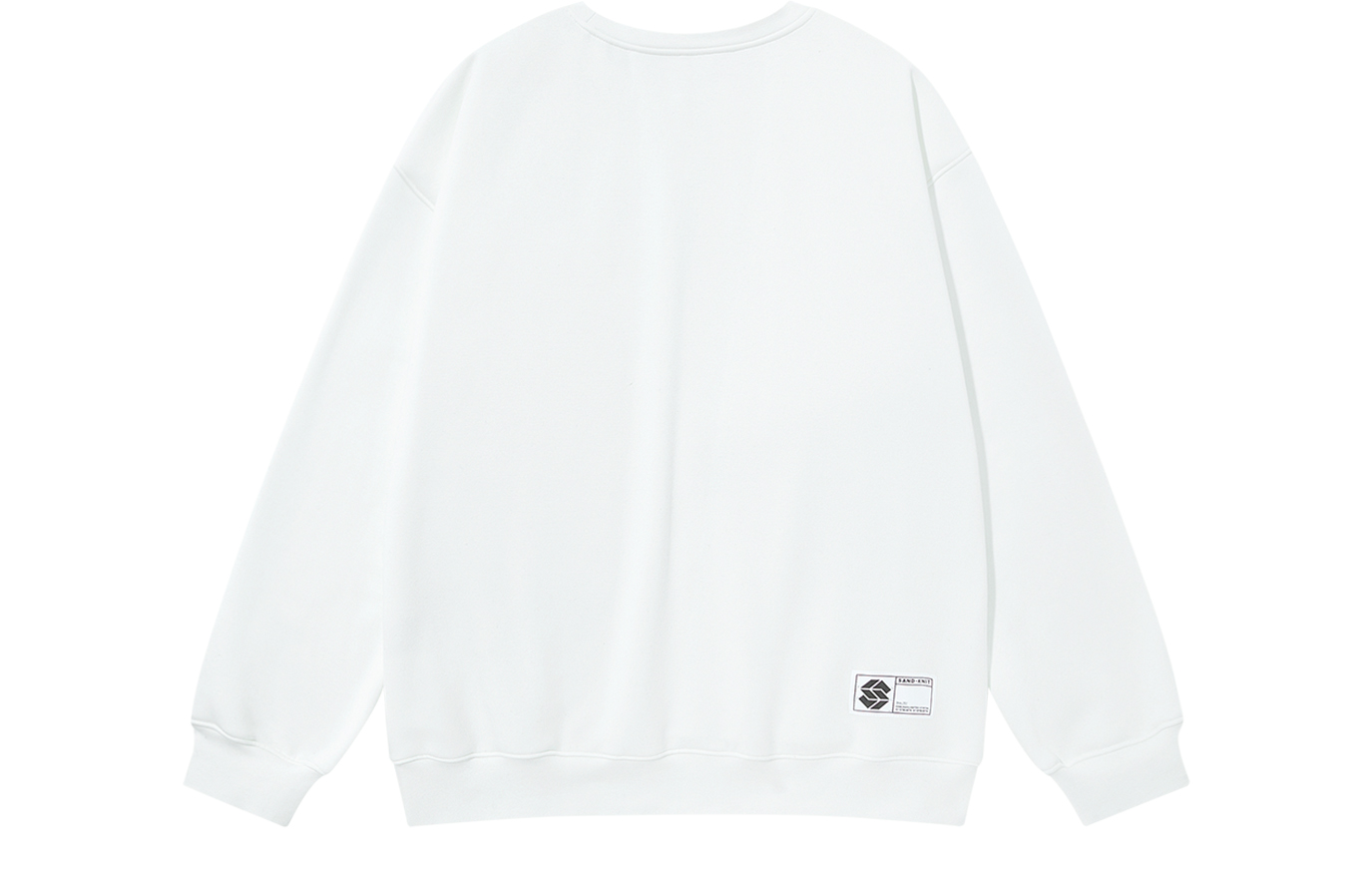 SandKnit Basic Logo Print Oversized Crewneck Sweatshirt Unisex Casual Wear SD-TH223203