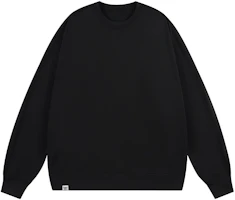 SandKnit Blackpig Cleanfit Oversized Fleece Crewneck Sweatshirt Unisex Casual. WW034205 SandKnit Blackpig Cleanfit Oversized Fleece Crewneck Sweatshirt Unisex Casual. WW034205