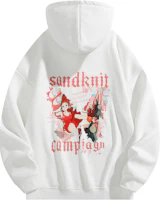 SandKnit Cartoon Butterfly Red-Haired Skater Hoodie Unisex Gothic Logo Pullover YX-1819YH614 SandKnit Cartoon Butterfly Red-Haired Skater Hoodie Unisex Gothic Logo Pullover YX-1819YH614