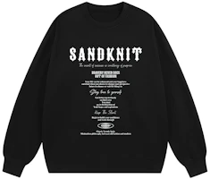 SandKnit Casual Oversized Thorns Logo Graphic Fleece Sweatshirt Unisex MW000002 SandKnit Casual Oversized Thorns Logo Graphic Fleece Sweatshirt Unisex MW000002