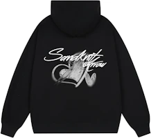 SandKnit Chalk Heart Graffiti Loose Heavyweight Hoodie - Unisex. YX-1819-YH742X SandKnit Chalk Heart Graffiti Loose Heavyweight Hoodie - Unisex. YX-1819-YH742X