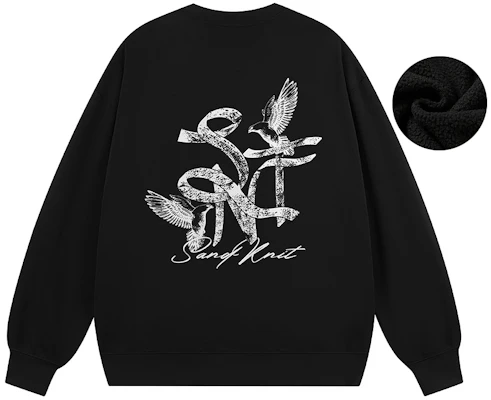 Sudadera Unisex SandKnit Logo Pigeon Distressed Oversize. WW034335 Buy Sudadera Unisex SandKnit Logo Pigeon Distressed Oversize. WW034335