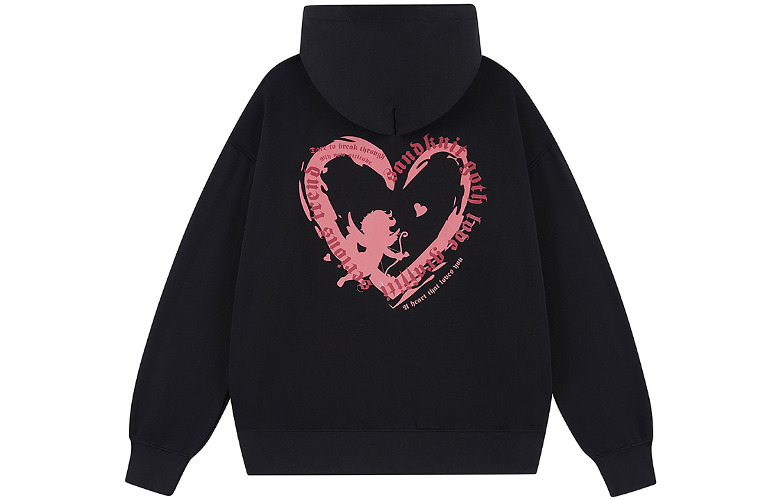 SandKnit Dopamine Series Cupid Arrow Angel Print Oversized Hoodie男女款 WW034209