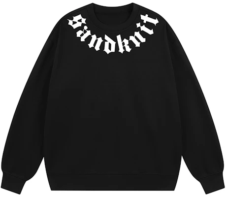 サンドニット ドーパミンシリーズ ゴシックロゴ リラックスクルーネックスウェットユニセックス WW034194 Buy サンドニット ドーパミンシリーズ ゴシックロゴ リラックスクルーネックスウェットユニセックス WW034194