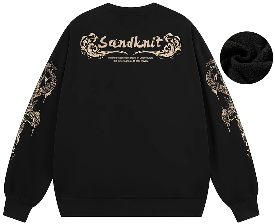 sand-knit-dragon-logo-graphic-oversized-fleece-pullover-sweatshirt-unisex-ww-034331
