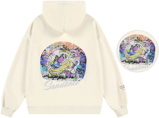 SandKnit 龍年漸變愛心刺繡連帽拉鍊外套 男女通用 YX-1820-YH728 Buy SandKnit 龍年漸變愛心刺繡連帽拉鍊外套 男女通用 YX-1820-YH728