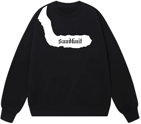 SandKnit 哥特月夜标志宽松卫衣 男女同款冬季保暖服饰 MM000005 Buy SandKnit 哥特月夜标志宽松卫衣 男女同款冬季保暖服饰 MM000005