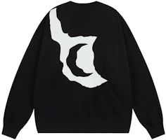 SandKnit Gothic Moon Night Logo Oversized Crewneck Sweatshirt Unisex Casual Wear WW034193 SandKnit Gothic Moon Night Logo Oversized Crewneck Sweatshirt Unisex Casual Wear WW034193