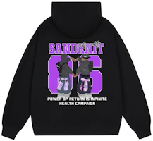 SandKnit Hip-Hop Street Cartoon Logo Print Loose Hoodie Unisex Casual Pullover. YX-1819YH545 SandKnit Hip-Hop Street Cartoon Logo Print Loose Hoodie Unisex Casual Pullover. YX-1819YH545